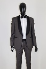 HUGO BOSS Tuxedo/Suit, Mod. Henry1/Glow2, Size 90 / US 36L, Open Grey