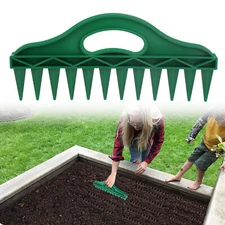 Plastic Hand Dibber Garden Hole Punch Dibbler Tool for Planting Seeds & Bulbs