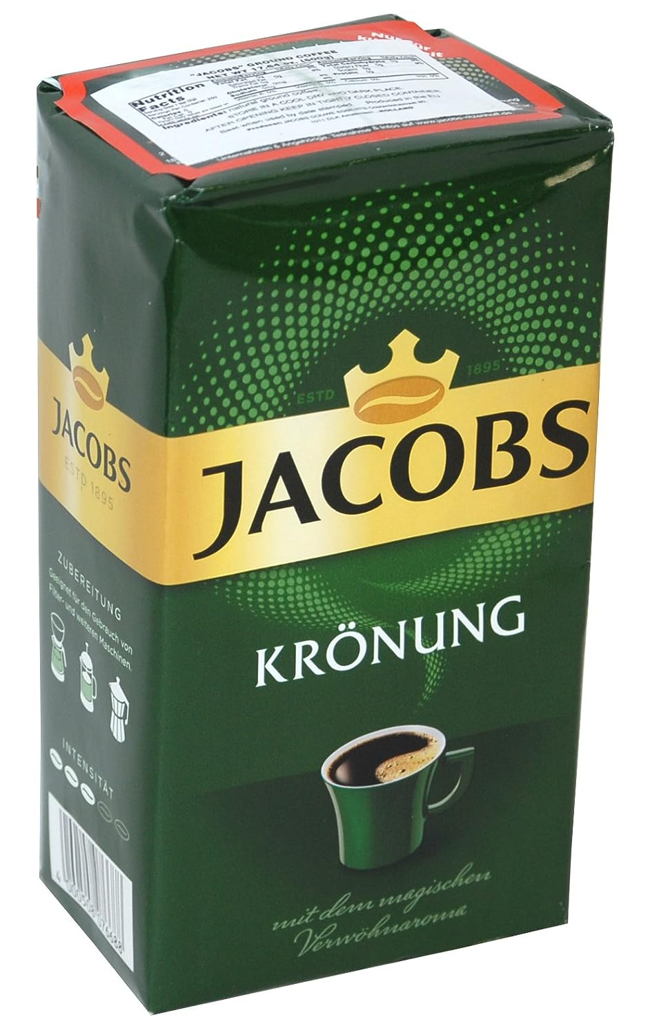 Jacobs Kronung Ground Coffee 500 Gram / 17.6 Ounce (Pack of 3) eBay