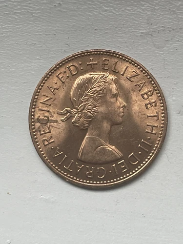 1967 ELIZABETH II PENNY 1d NGC MS64 RD Great Britain Britannia Last Pre-decimal 