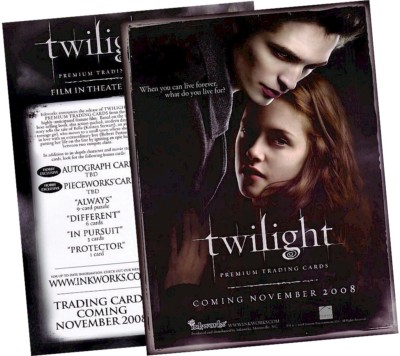 Twilight (Saga) Film - Werbeverkaufsblatt - Inkworks 2008