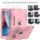 For iPad 10.2" 7th 8th 9th Case Shockproof Heavy Duty Cover+Screen Protector
