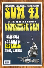 Sum 41 Concert Poster 2002