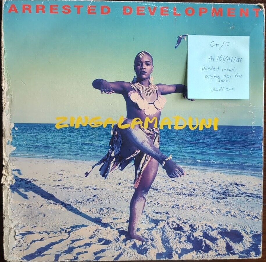 Arrested Development Zingalamaduni Vinyl Record G+/F 724329274 1st Press Promo