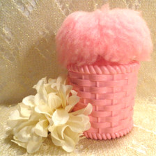 VINTAGE COTY L'AIMANT POWDER PUFF 4 OZ.  