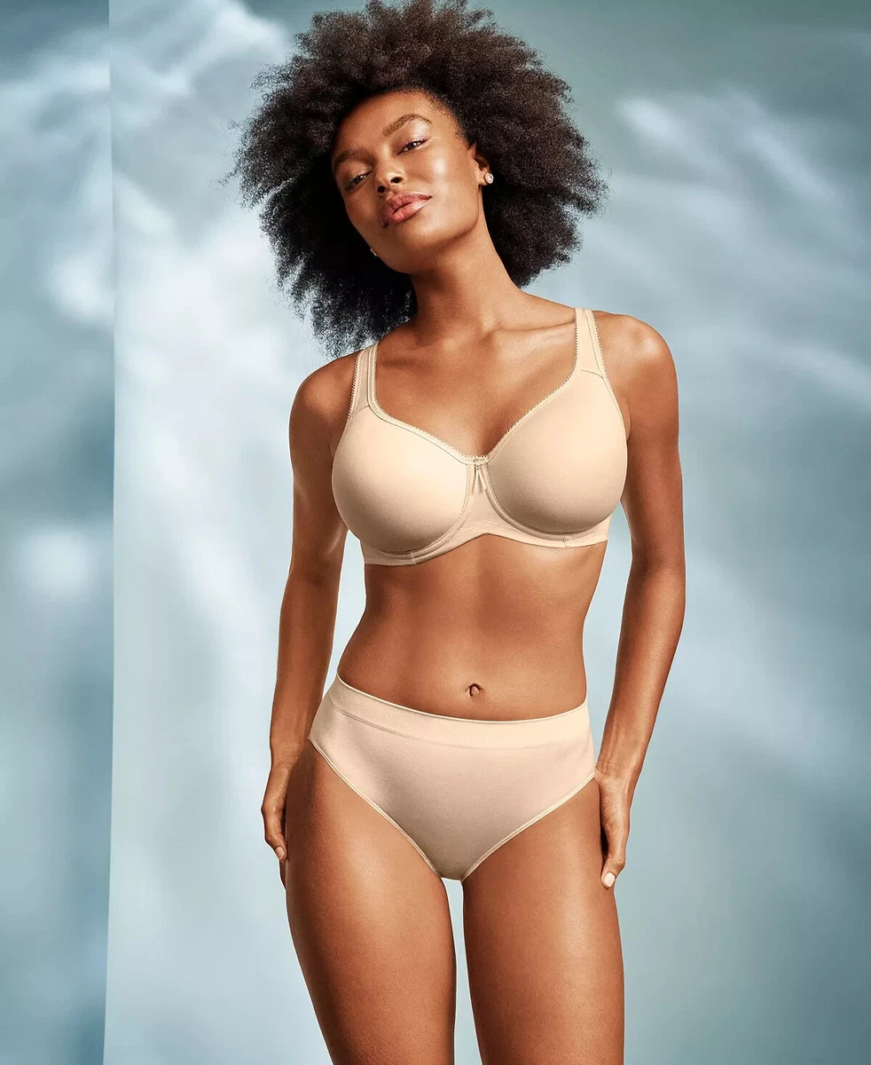 Wacoal Basic Beauty Full-Figure Spacer Underwire T-Shirt Bra 46D