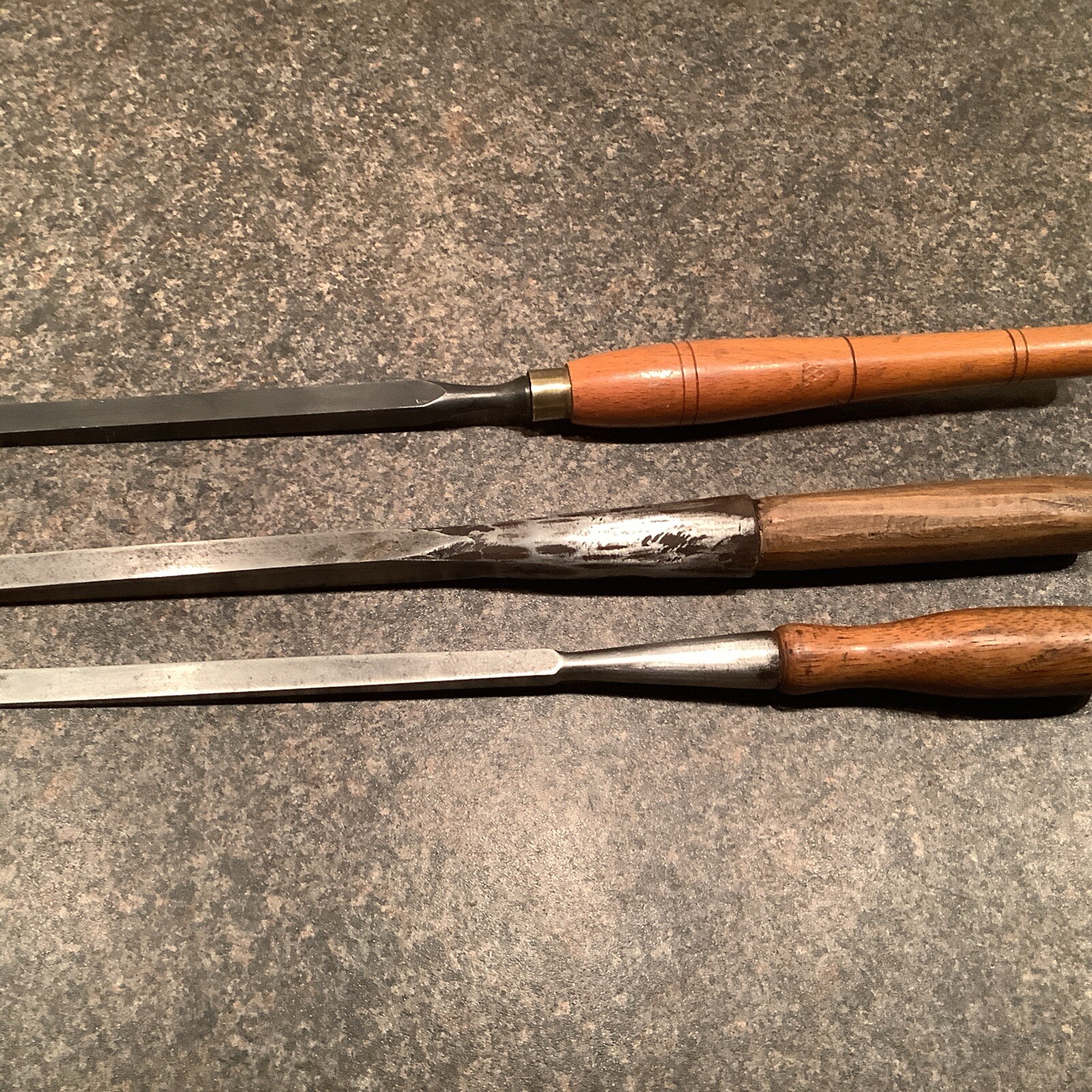 3 Wood Turning Chisels. eBay