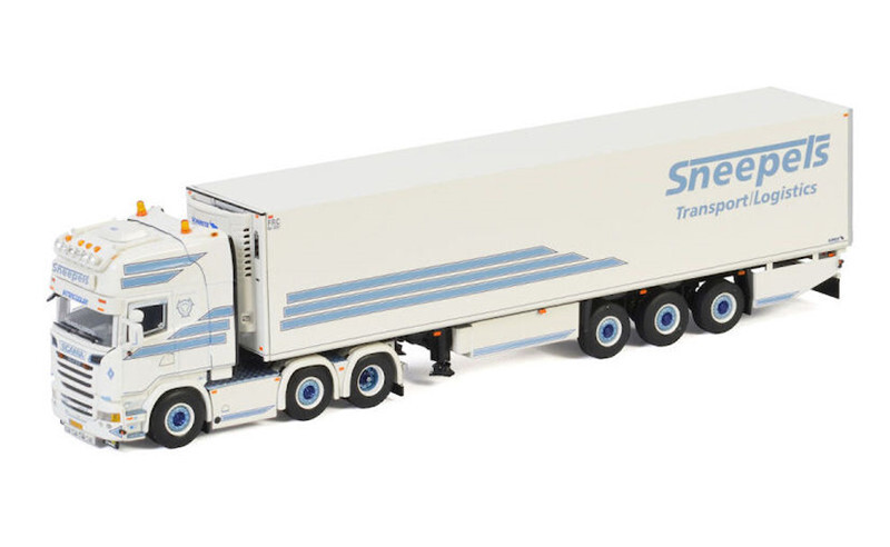 WSI 1/50 FOR SCANIA STREAMLINE for TOPLINE 6X2 TWINSTEER REEFER