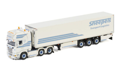 WSI 1/50 FOR SCANIA STREAMLINE for TOPLINE 6X2 TWINSTEER REEFER