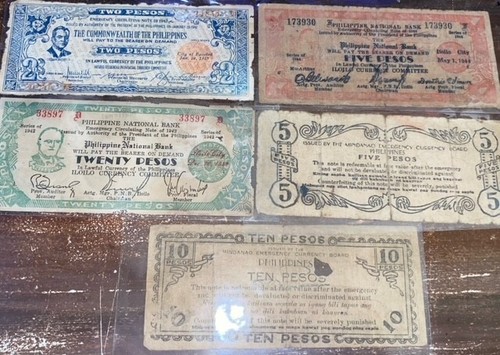 Lot of Historic US-Philippines Emergency WW2 Guerilla Notes -lot#3 - Picture 5 of 6
