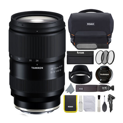 Tamron Di III VXD G2 28-75mm f/2.8 Lens for Sony E-Mount Bundle