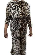 Snap Animal Print Maxi dress Size S Cheetah