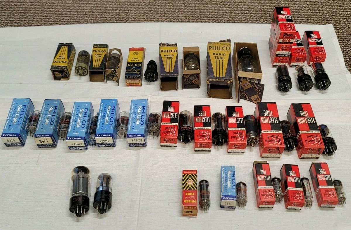 Philco Ford 6L6GC 6v6GT 6SN7GT 6k6 5Z3 1V 6FS xxFM 6J10 12AV7 5T8 Vacuum Tube Philco Ford 6L6GC 6v6GT 6SN7GT 6k6 5Z3 1V 6FS xxFM 6J10 12AV7 5T8 Vacuum Tube