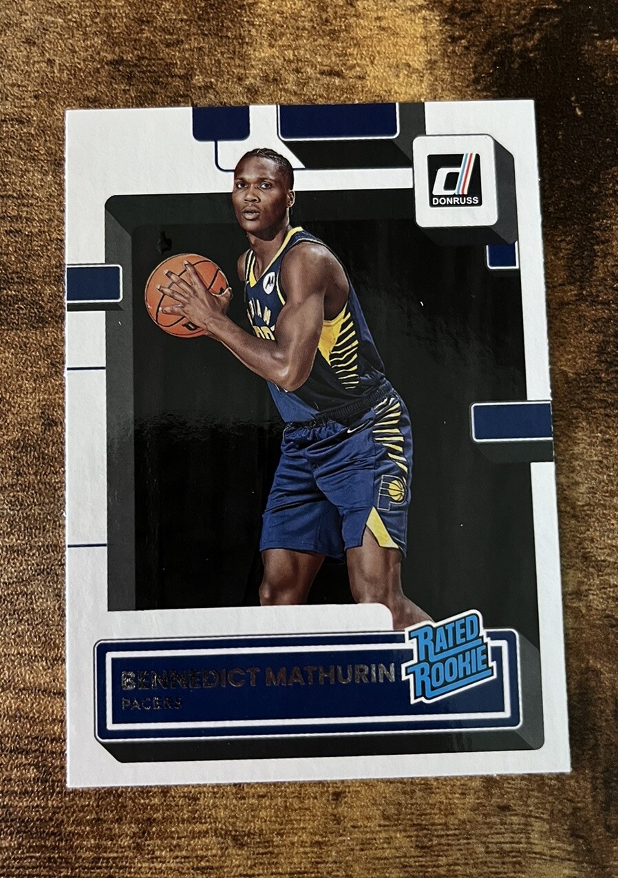 2022-23 Panini Donruss - Rated Rookie Choice #206 Bennedict Mathurin, Bennedict
