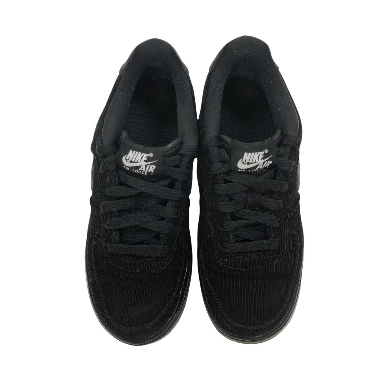 Nike Air Force 1 AF1 LV8 Black Corduroy Shoes Kid's Size 4.5Y (BV1233-001) | eBay UK