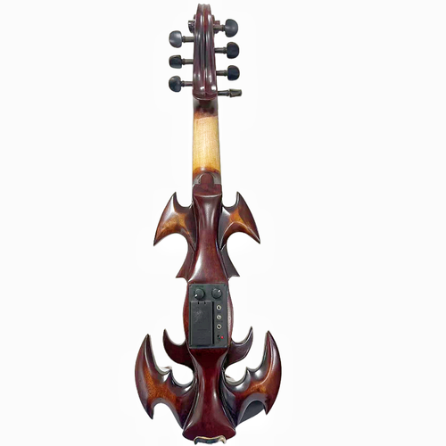 Raro violín eléctrico de 7 cuerdas 4/4 tamaño completo violinista eléctrico, cuerpo de madera maciza - Imagen 6 de 9