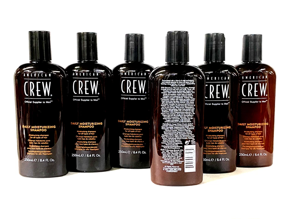 CHAMPÚ HIDRATANTE DIARIO AMERICAN CREW 8,4 OZ (lote de 6) Foto 2 de 2