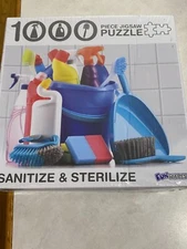 Funwares Sanitize & Sterilize Stay Quarantine Clean - 1000 Piece Jigsaw 