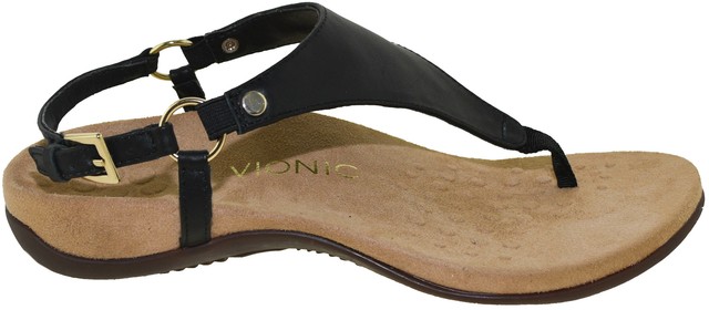 Vionic Womens Kirra Split Toe Casual Slingback Sandals Black Size 8.5 Msj7 for sale online | eBay