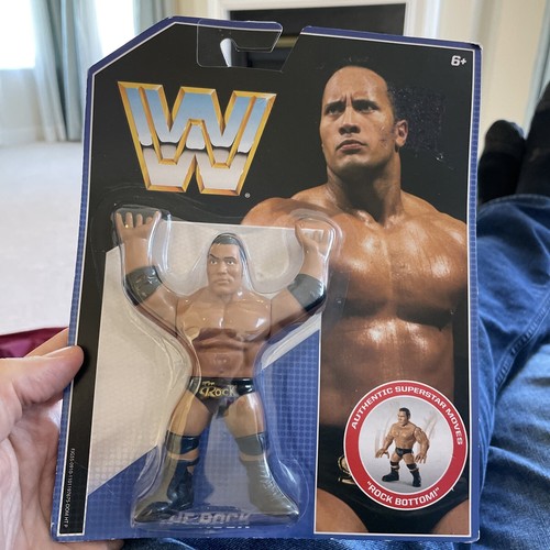 WWE Mattel Retro Series 2 THE ROCK Sealed On Card ...