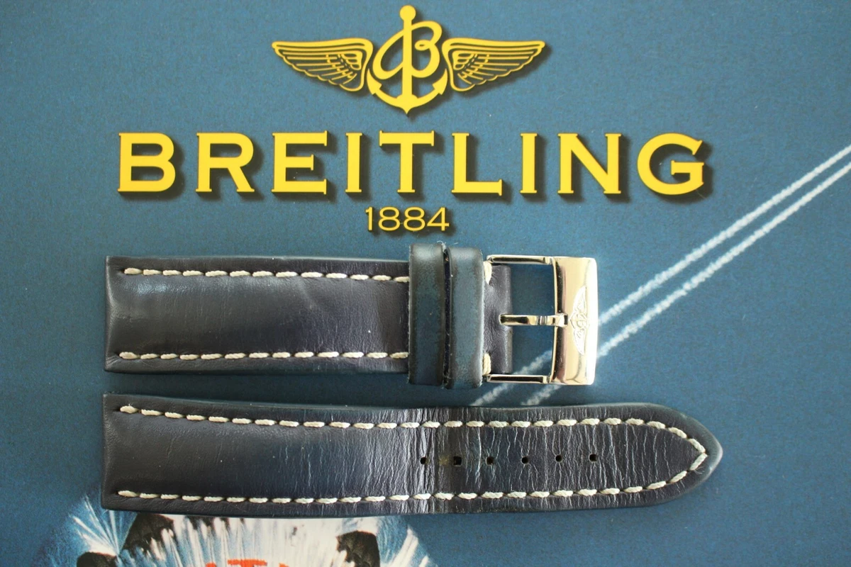 Breitling Blue 22 mm Band Width Wristwatch Bands for sale | eBay