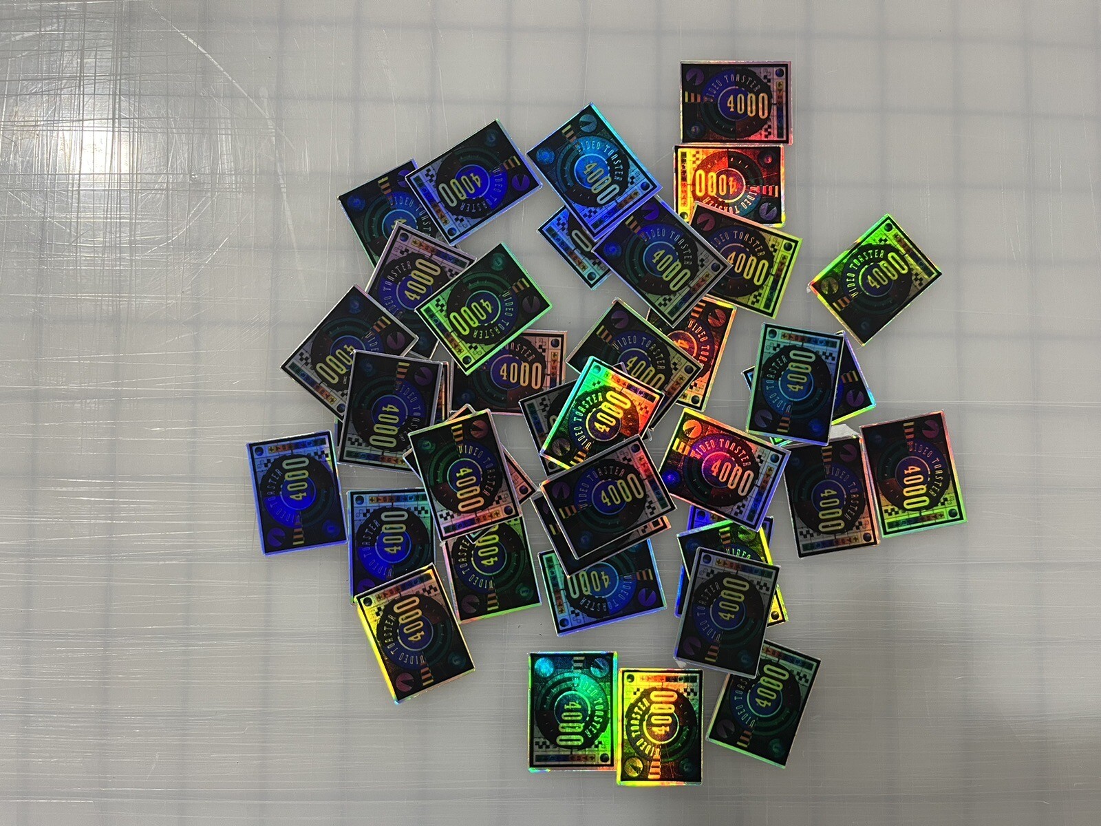 Amiga Video Toaster Flyer Holographic Decals. eBay