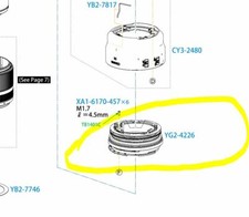 Canon RF 50mm F/1.2 L USM lens - AF Focusing Motor Parts YG2-4226