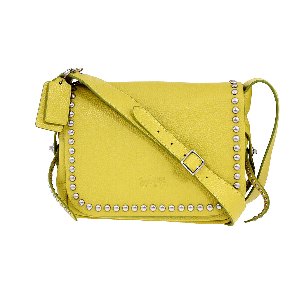 Coach Rivets Dakotah Crossbody Calf Leather 35752WRE1B Gem