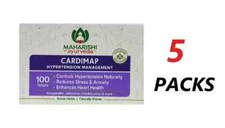 5 X Maharishi Ayurveda CARDIMAP 100 Tabs FREE SHIPPING