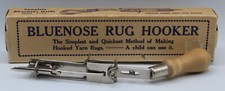 Vintage Bluenose Rug Hooker Tool For Hooked Yarn Rugs VGC with Box
