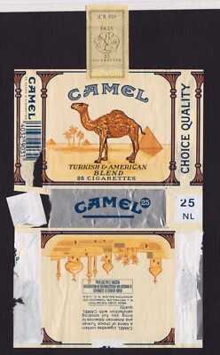 CAMEL - NETHERLANDS - empty cigarette pack packet label wrapper | eBay