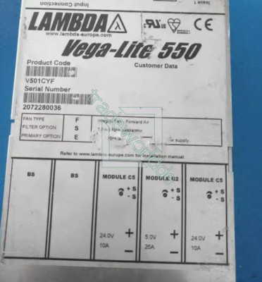 USED 1PC TDK Lambda TDK-Lambda Power Supply Vega-Lite 550 V501CYF