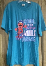 Vintage Elmo Cool Is My Middle Name Delta T-shirt Size XL Made In USA