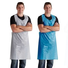 Disposable Plastic Apron Waterproof Men Women PPE Apron 45" x 27"