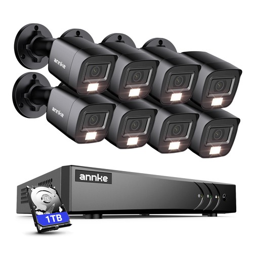 Système de caméra de sécurité ANNKE 5 en 1 8CH 3K Lite DVR 1080P TVI CCTV couleur extérieure - Photo 27/33
