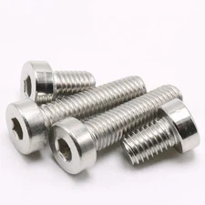 M8 M10 Stainless Allen Screws Smooth Thin Socket cap Head Short Hexagon Bolt