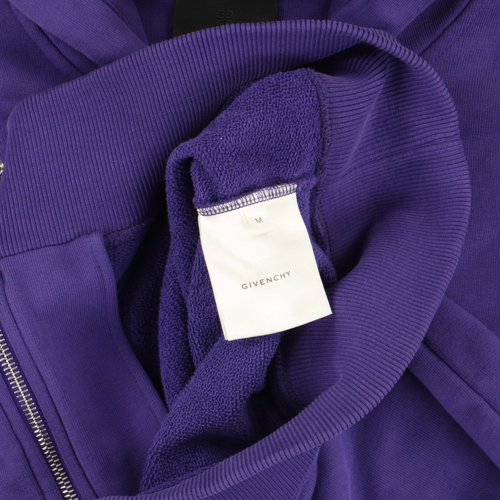 PRADA Felpa con cappuccio e zip oversize Givenchy viola logo 4G Taglia M FW22 PREZZO AL PUBBLICO $1390