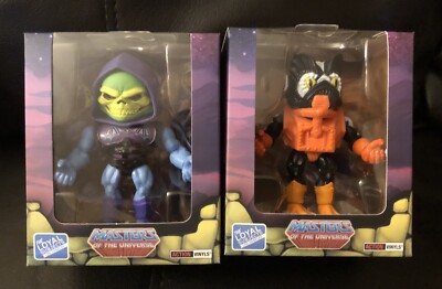 2 Loyal Subjects Masters Of The Universe Figures Battle Armor Skeletor & Stinkor