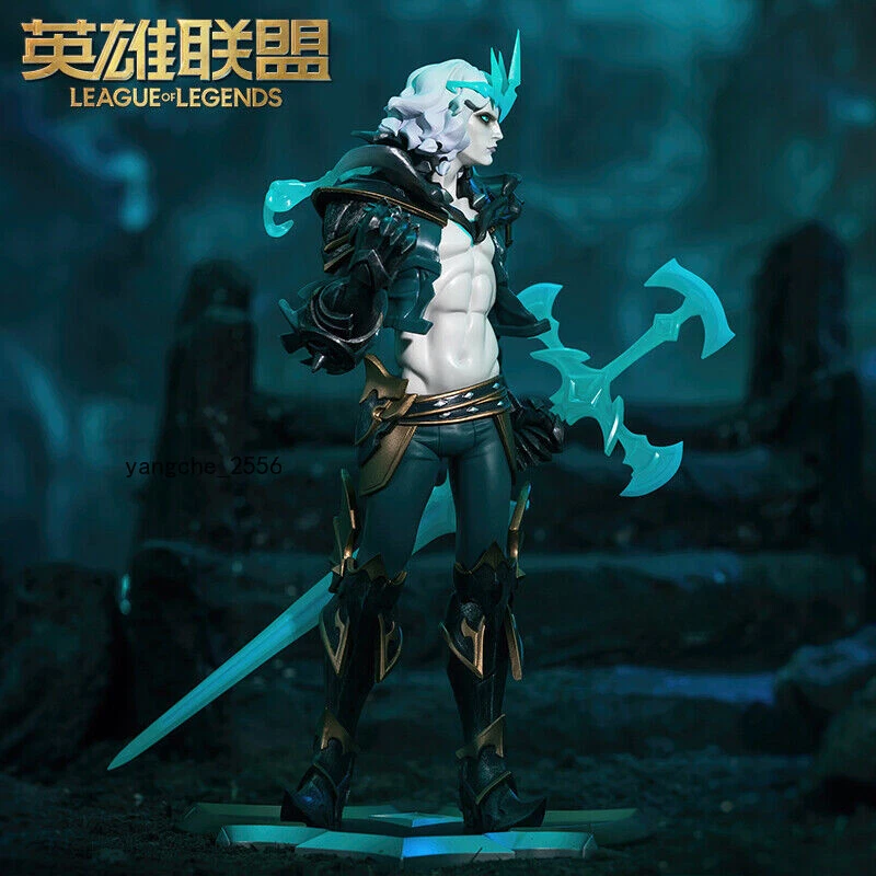 Figura Estatua League of Legends LOL VIEJO DESBLOQUEADO Hecha a Mano 285mm Decoración PVC Foto 2 de 4
