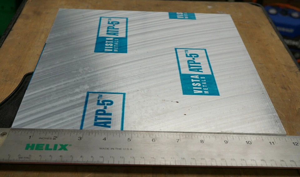 1/2" Thick 11 5/8" x 12 5/8" Precision Machined AA 5083 Aluminum Tooling Plate - Image 2 of 3