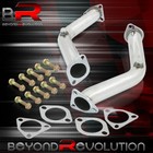For 2003-2006 350Z Z33 G35 Coupe V35 3.5L VQ35DE Non-Resonated Dual Exhaust Pipe