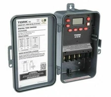 Tork E101b Electronic Timer,24 Hr,Spst