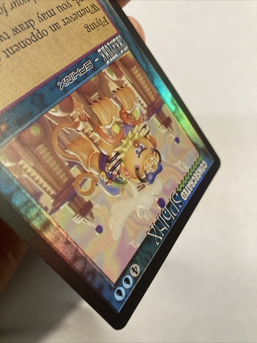 MTG Consecrated Sphinx RAINBOW FOIL Brain Dead Secret Lair Drop