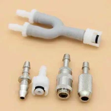 10Pcs NIBP Blood Pressure Cuff Dual Tube Air Hose Y Adapter Connector to Cuff