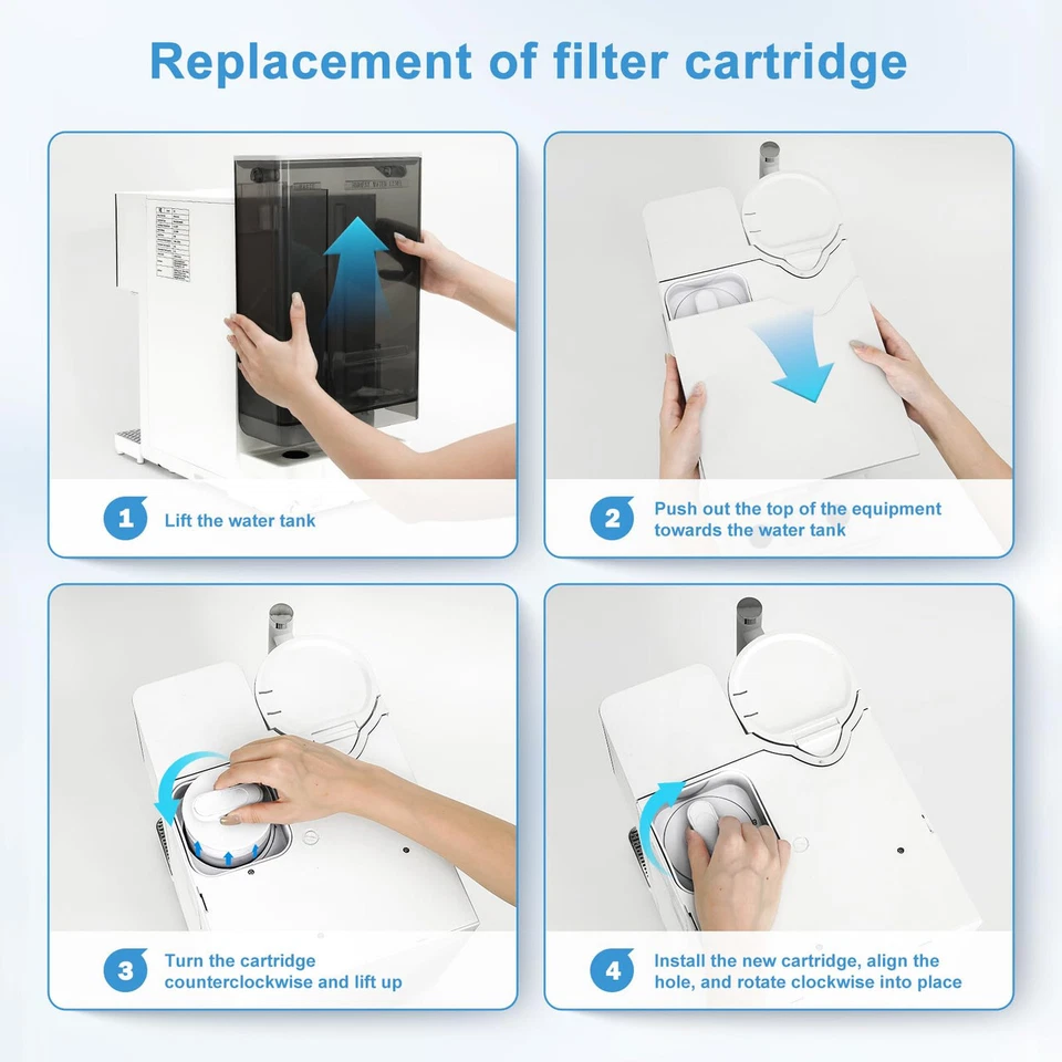Filtro de agua de ósmosis inversa, purificador de agua, sistema de filtración RO de 8 etapas, puerto Foto 2 de 4