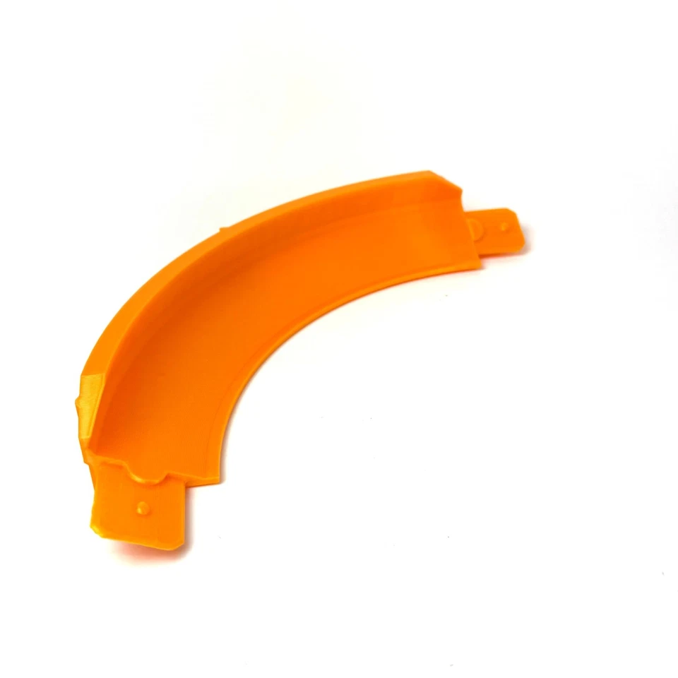 Banco alto 90 grados compatible con Hot Wheels gira naranja (paquete de 4) Foto 4 de 4