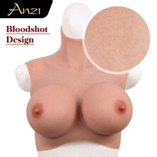 Realistic Silicone Breast Forms Fake Boobs Breast Plate For Crossdresser B-G Cup