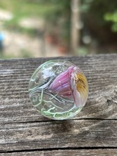handmade art glass marble  Darling Baby  By Sara Sally LaGrand