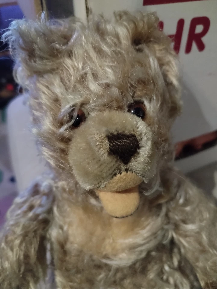 Ours articulé vintage en mohair – peluche ancienne années 50-70 - Photo 2/3