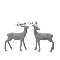 Hirsch Dekofigur Weihnachten Jagd Kunstoff GrüN 20X37X45 Cm StüCkpreis